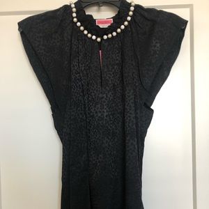 Kate Spade black keyhole shell